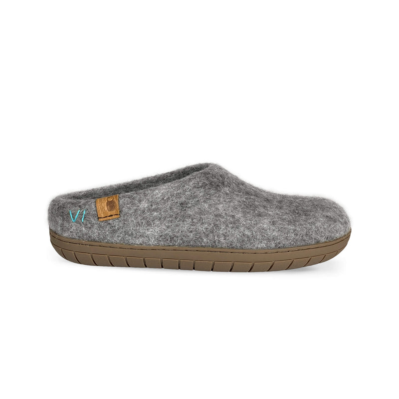 Baabushka's rubber sole clog features built-in arch support paired with extra layers of felt, our cushiony slippers provide relief for those days full of standing and walking