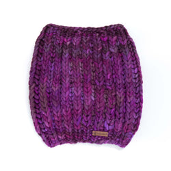 Women's Merino Wool Chunky Cowl - Sangria