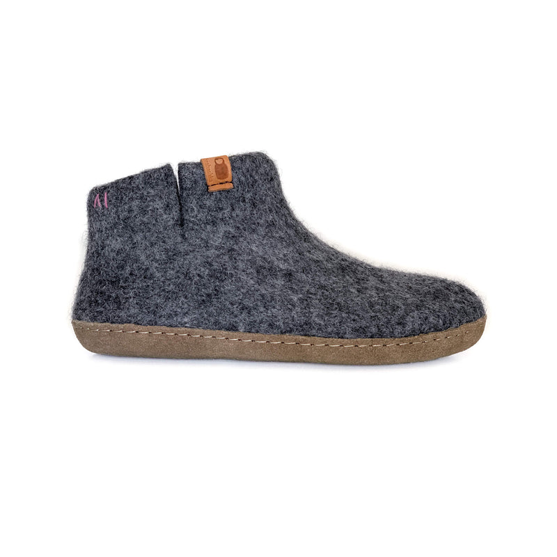 Baabushka slippers are handmade by artisans in Nepal using wool, water, and organic soap, and traditional felt crafting techniques handed down through generations
